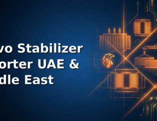 Purevolt India servo stabilizer exporter supplying UAE and Middle East markets with ISO-certified oil-cooled stabilizers